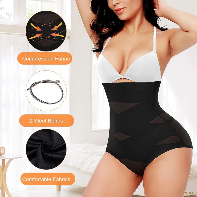 High Waisted Tummy Control Shapewear Panty with Butt Lift