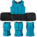 Men's Neoprene Sauna Sweat Vest Waist Trainer Shirt