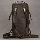 Men's Leather Backpack – Cowhide Travel Multifunctional Bag - VacationGrabs