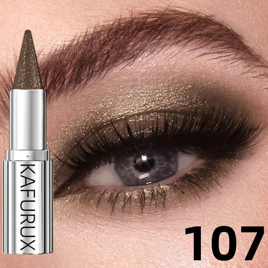 Waterproof Metallic Eyeshadow Pencil - 12 Shimmer Colors