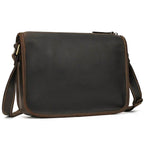 Retro Crazy Horse Leather Crossbody Shoulder Bag Men - VacationGrabs
