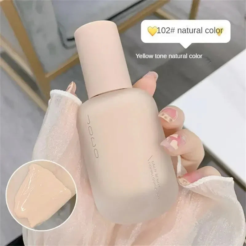 40ml Matte Liquid Foundation Full Coverage Brighten Waterproof Oil Control Natural BB Cream Concealer Base Makeup Cosmetics