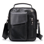 Genuine Leather Men's Shoulder Bag - VacationGrabs