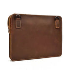 Leather Clutch Bag iPad Tablet Cover Bag with Shoulder Strap - VacationGrabs