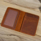 Retro Leather Passport Wallet Card Holder Bifold for Men - VacationGrabs