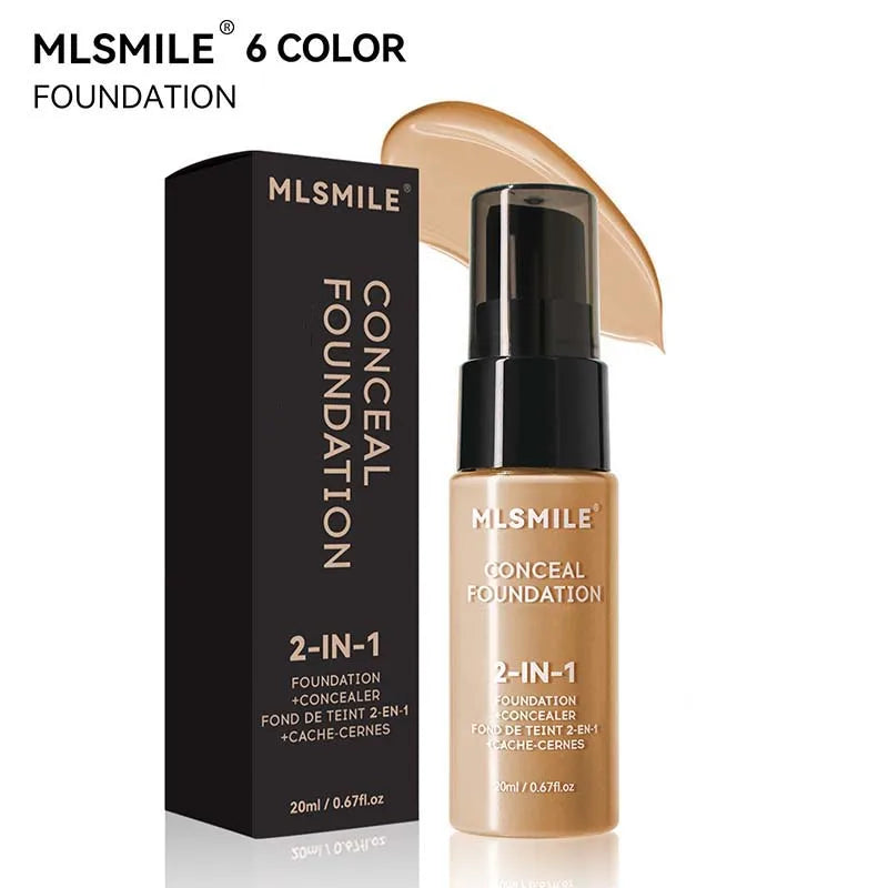 Waterproof Matte Liquid Foundation BBCream, Full Coverage
