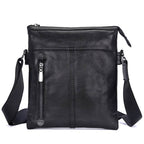 Luxury Men's Leather Crossbody Bag Genuine Messenger Satchel - VacationGrabs
