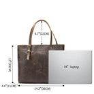 Genuine Leather Business Shoulder Bag for Documents Messenger Bag - VacationGrabs