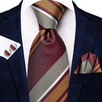 Men's Striped Ties for Formal and Business Wear