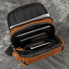 Natural Cowskin Leather Chest Pack Men Crossbody Sling Bag Large - VacationGrabs