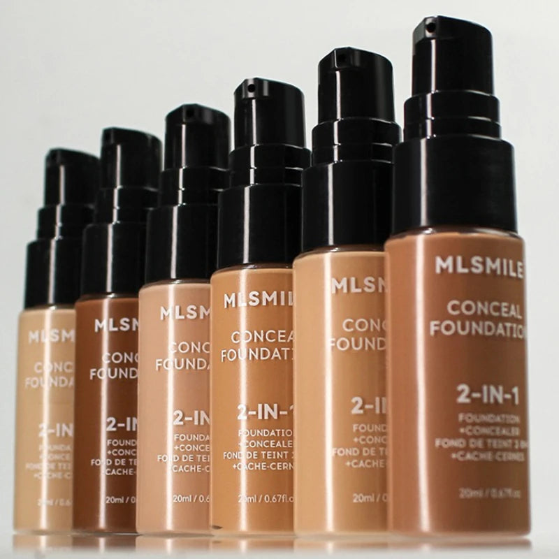 Waterproof Matte Liquid Foundation BBCream, Full Coverage