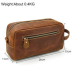 Designer Genuine Leather Travel Wash Bags & Makeup Clutches - VacationGrabs