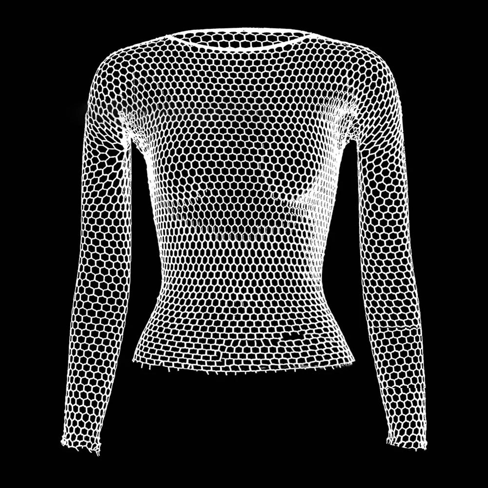 Women's Stylish Mesh Top for Beach and Cruise Wear