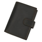 High-Quality Genuine Leather Card Wallet Men Women RFID Short Wallet - VacationGrabs
