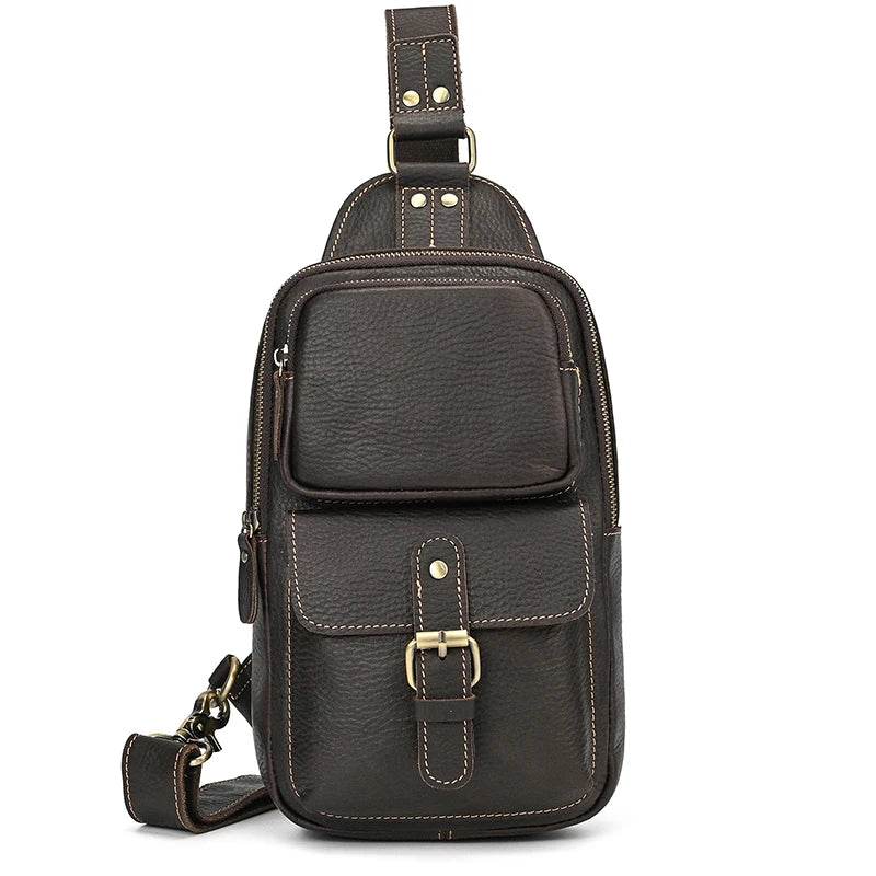 New Designer Luxury Designer Chest Bag Single Shoulder Backpack Bag For Men Male Chest Pack Vintage Style Dropshipping Men Bag