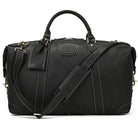 Business Leather Travel Bag Genuine Duffle for Airplane Luggage - VacationGrabs