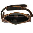 Casual Leather Crossbody Bag for Men – Multi-pocket iPad Sling - VacationGrabs