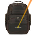 High Quality Men’s Leather Backpack for Travel 15.6" Laptop