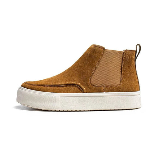 Men's Chelsea Boots Comfortable Round Toe Boots - VacationGrabs