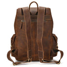 Leather Backpack Vintage Top Grade Travel Men Male Day Pack Bag - VacationGrabs
