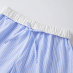 VacationGrabs Teen Girl Elastic Waist Micro Casual Shorts Women Y2K Plaid Print Boxer Shorts Retro Streetwear Summer Lounge Bottoms