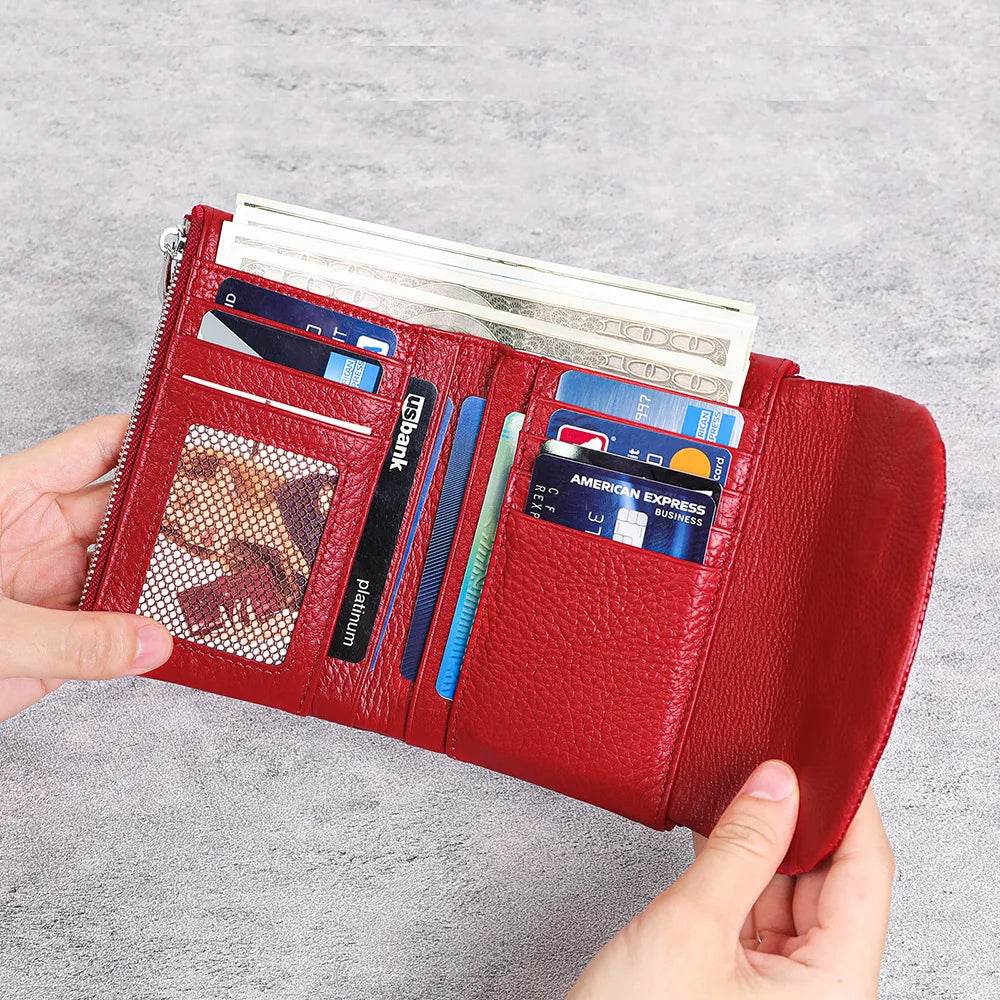 Fashion Luxury Women’s Clutch Wallet Leather Evening Purse - VacationGrabs
