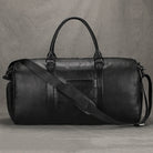 Large Capacity Men’s Genuine Leather Duffel for Travel and Fitness - VacationGrabs