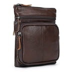Luxury Leather Small Shoulder Bag Real Cowhide Crossbody - VacationGrabs