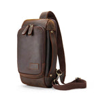 Luxury Designer Chest Bag for Men Vintage Single Shoulder Sling - VacationGrabs