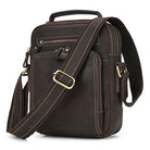 Leather Shoulder Crossbody Bag – Men's Sling Messenger - VacationGrabs