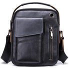 Genuine Leather Men's Shoulder Bag - VacationGrabs