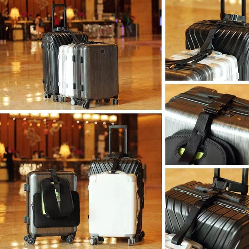 Elastic Telescopic Luggage Strap Suitcase Belt with Buckle