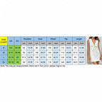 VacationGrabs Women Sleeveless A Line Mini Dress Ruffled Sailor Collar V Neck Bow Knot Loose Casual Summer Beach Vacation Short Dress
