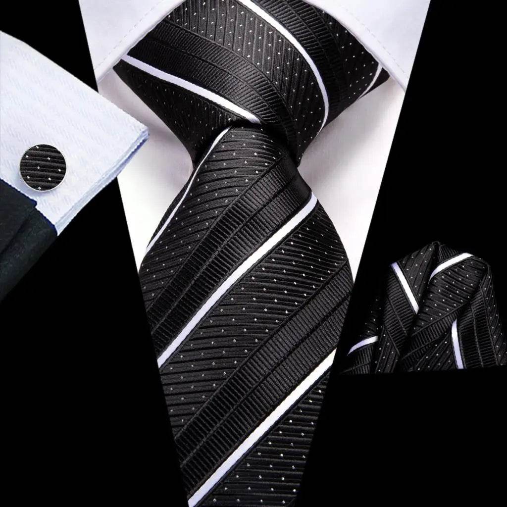 Purple Paisley Silk Tie Set for Men - VacationGrabs