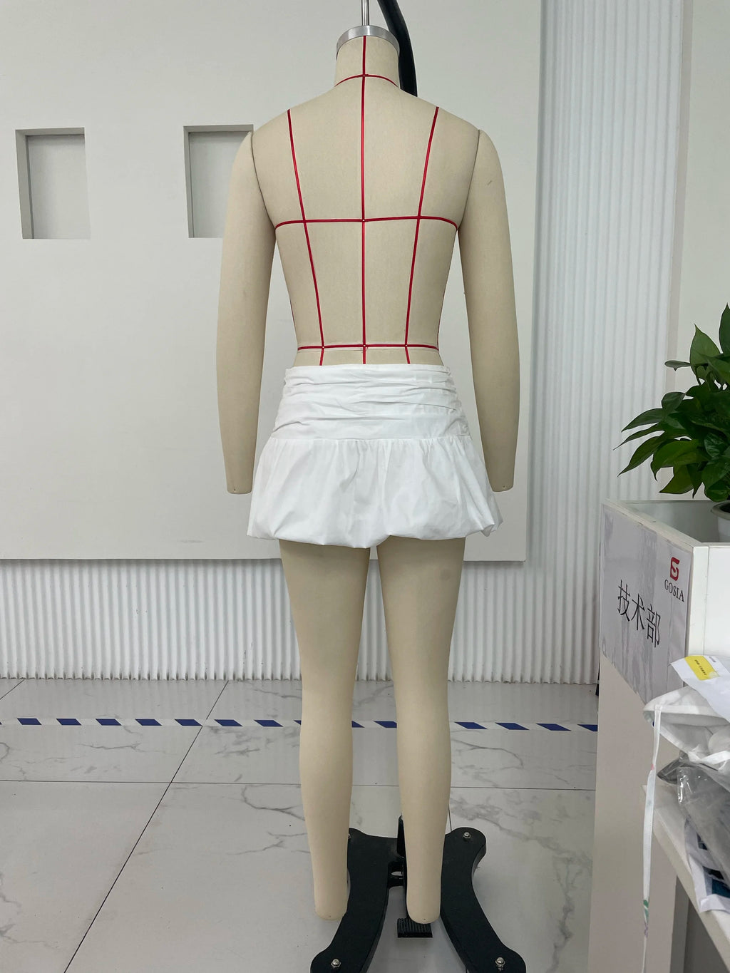 VacationGrabs Y2k Ruffle Hem Bubble Skirt High Waisted A-Line Puffy Mini Short Skirt Women Summer Pleated Balloon Skirts Streetwear
