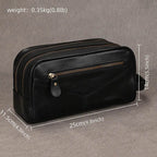 Designer Genuine Leather Travel Wash Bags & Makeup Clutches - VacationGrabs
