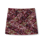 VacationGrabs Women Y2K Sparkly Sequin Mini Skirt Side Tie-up Low Waist Pencil Skirt Glitter Festival Rave Short Skirts Party Clubwear