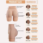 Silicone Padded Butt Lifter Panties, Tummy Control Shaper