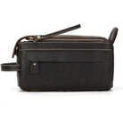 Luxury Designer Leather Cosmetic Toiletries Travel Bag for Men & Women - VacationGrabs