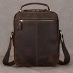 High-Quality Genuine Leather Men’s Crossbody Bag Vintage Sling Bag - VacationGrabs