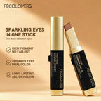 Two-Color Eye Shadow Stick Set, 6 Pcs, Waterproof Push-Up