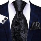 Multicolor Paisley 100% Silk Tie Sets for Men - VacationGrabs