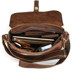 Retro Fashion Leather Shoulder Bag for Men Crossbody Sling Bag - VacationGrabs