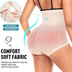 High Waist Tummy Control Shapewear Panties, Firm Body Shaper