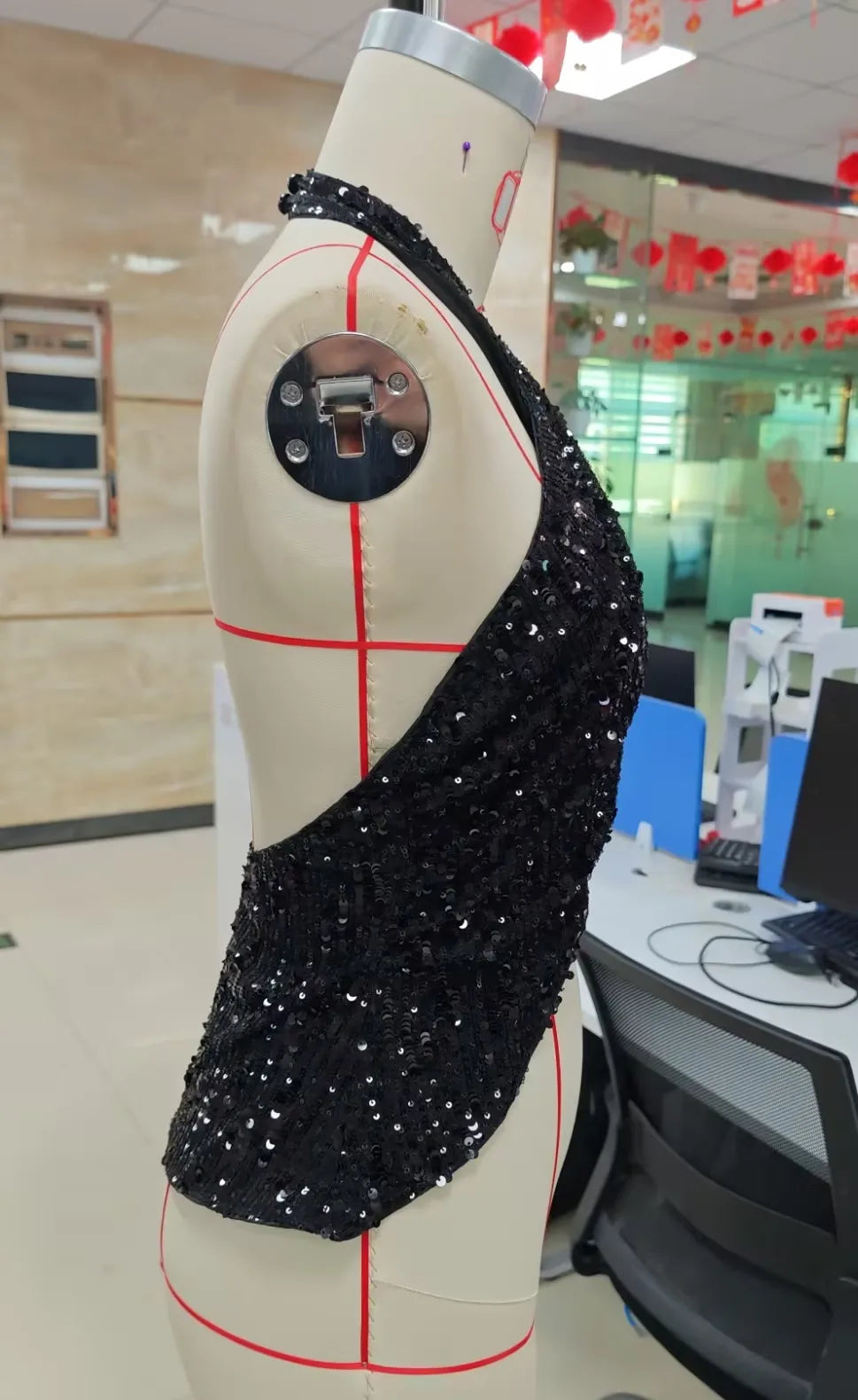 VacationGrabs Women's Summer Halter Neck Tops Sparkly Sequin Sleeveless Open Back Slim Fit Vest for Party Club Night Wear
