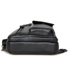 Leather Chest Sling Bag Waterproof Casual Real Leather Men Bag - VacationGrabs
