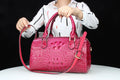 Women's Genuine Leather Crocodile-Pattern Shoulder Bag