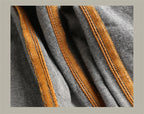 Red Tornado Mens Slim Straight Jeans Rinsed Red Selvedge Denim Pants