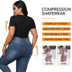 Plus Size Firm Control Thong Bodysuit Shapewear