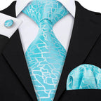 Green Silk Tie Set for Men: Multiple Shades Available - VacationGrabs